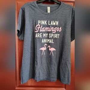 NWOT Flamingo/Spirit Animal Short-Sleeved Tee, Size Women's 3X